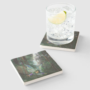 Fairy Castle Forest Stone Coaster