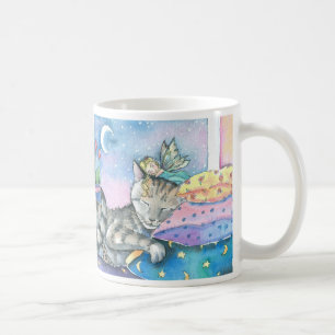 Fairy Cat Mug by Molly Harrison