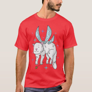 Fairy Cat with Wings and Fairy Eand T-Shirt