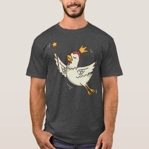 Fairy Chicken Farmer Mystical Farm Chicken Fairy L T-Shirt