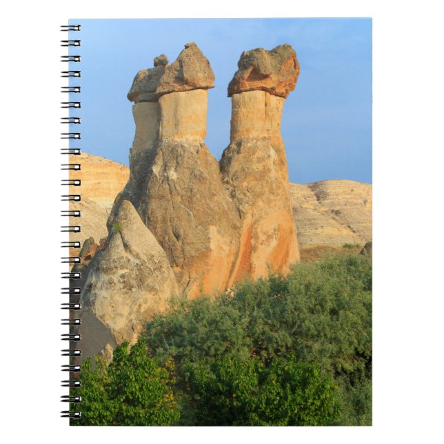 Fairy Chimneys at Sunset Notebook (Front)