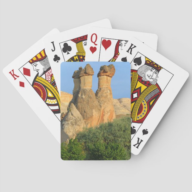 Fairy Chimneys at Sunset Playing Cards (Back)