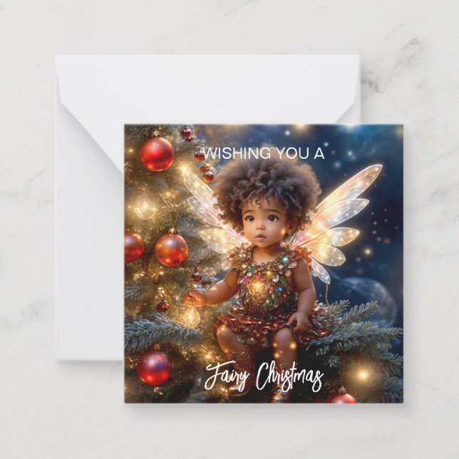 Fairy Christmas Magical  Card (Front)