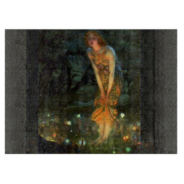 Fairy Circle Fairies Midsummer Eve Cutting Board (Front)
