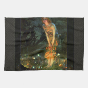 Fairy Circle Fairies Midsummer Eve Tea Towel
