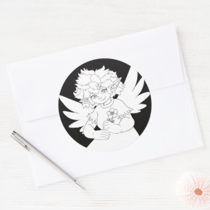 Fairy Classic Round Sticker