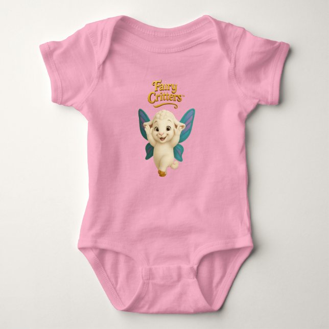 Fairy Critters™ Dancing Fairy Lamb Baby Bodysuit (Front)
