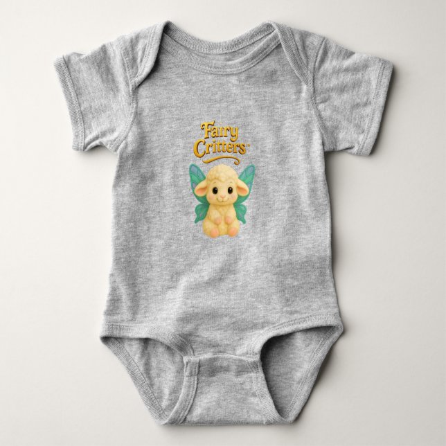 Fairy Critters™ Fairy Lamb Baby Bodysuit (Front)