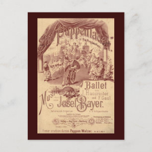 Fairy Doll Ballet - Die Puppenfee - Josef Bayer Postcard