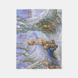"Fairy Door" Small Fleece Blanket