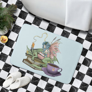 Fairy Dragon Books Tea Friendship Bath Mat