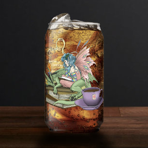 Fairy Dragon Books Tea Friendship  Can Glass
