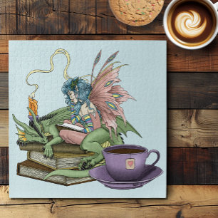Fairy Dragon Books Tea Friendship  Jigsaw Puzzle
