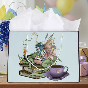 Fairy Dragon Books Tea Friendship Large Gift Bag
