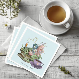Fairy Dragon Books Tea Friendship  Napkin