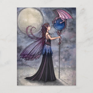 Fairy Dragon Postcard by Molly Harrison