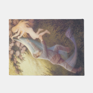 Fairy Dream (by Theodor Severin Kittelsen) Doormat