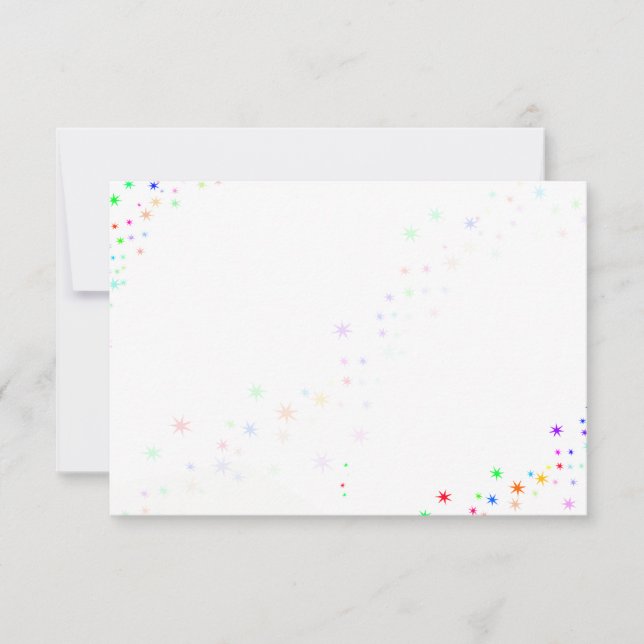 Fairy Dust Blank Card (Front)