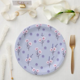 Fairy Dust Daisies Paper Plate