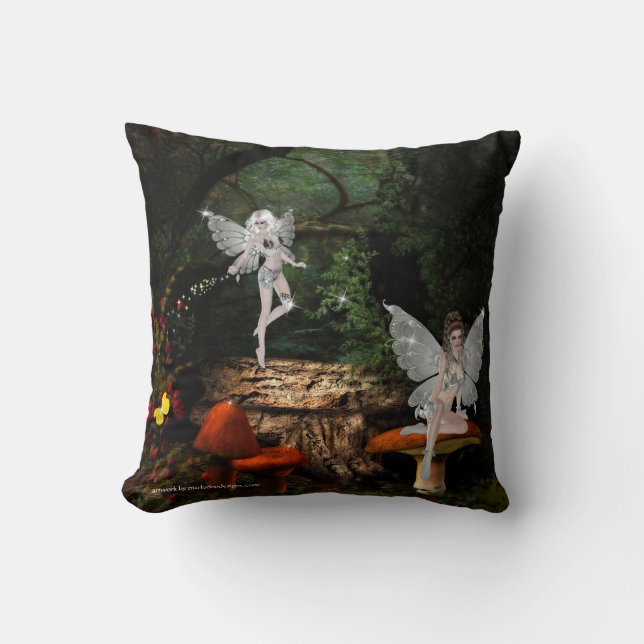 Fairy Dust Fantasy Pillow (Front)