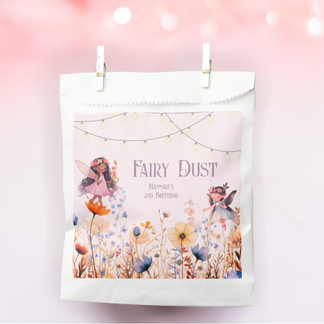 Fairy Dust Magic Second Birthday Favour Bag (Creator Uploaded)