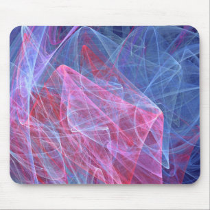 'Fairy Dust' Mysterious Wispy Abstract Shapes Mouse Pad