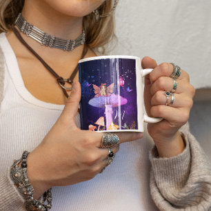  Fairy Enchanted Mushroom Magic  Personal Coffee Mug