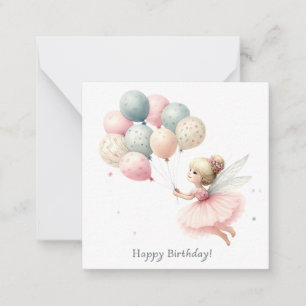 Fairy Fantasy Birthday Note Card