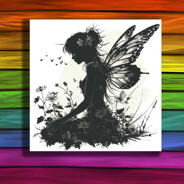 Fairy Fantasy Silhouette theme Photo Print (Queen of the Fairies)