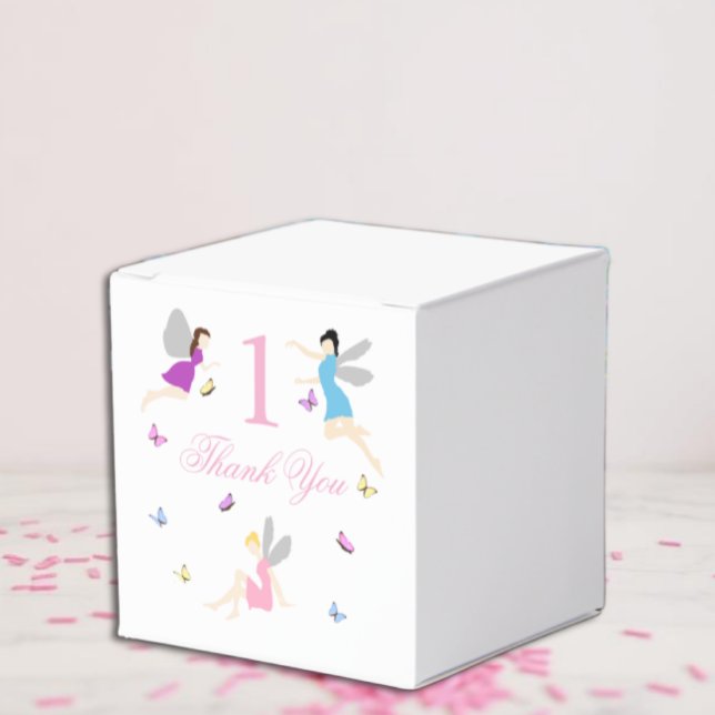 Fairy First Birthday Favour Box (Creator Uploaded)