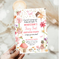 Fairy First Birthday Girl 1st Fairy Forest Magical