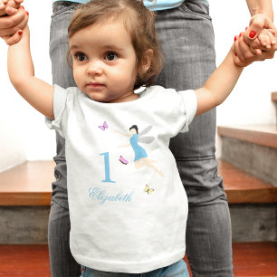 Fairy First Birthday Girl Baby T-Shirt