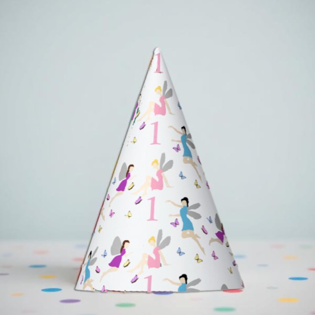 Fairy First Birthday Party Hat (Creator Uploaded)