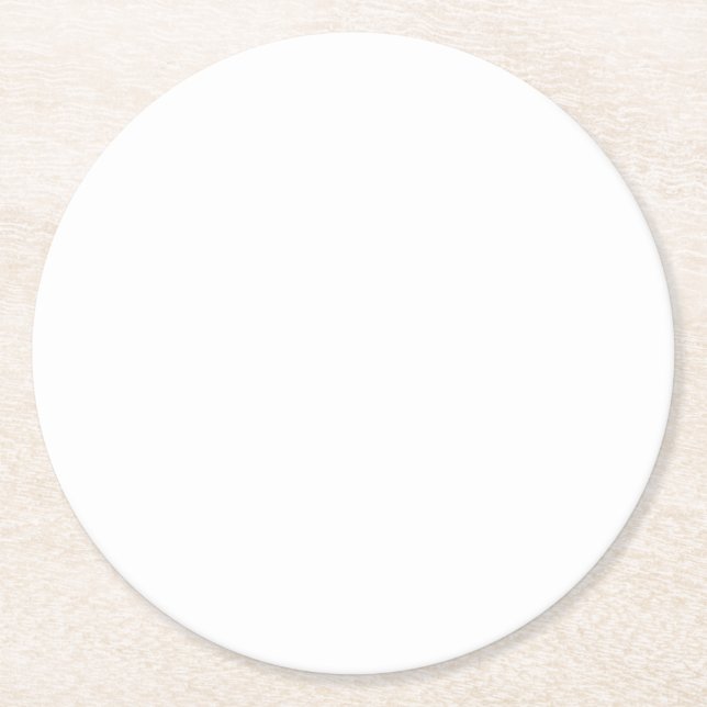 Fairy First Birthday Round Paper Coaster (Front)