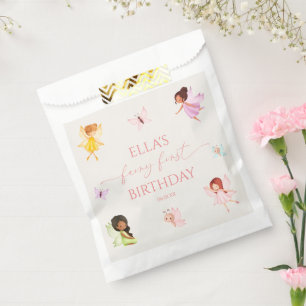 Fairy First Enchanted Fairies 1st Birthday Party Favour Bag