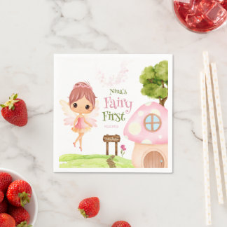 Fairy First, Flower Garden & Fairyland Enchanted Napkin