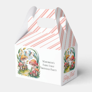 Fairy First Girl Birthday Party Favour Box