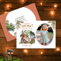 Fairy First Woodland Mushroom 1st Birthday Photo