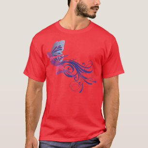 Fairy Flight ColoredPurple Blue Relaed Fit T T-Shirt