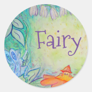 Fairy Flower Garden Art Custom Sticker Decals