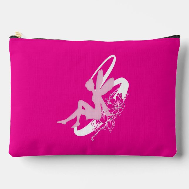 Fairy Flower Large Accessory Pouch (Front)