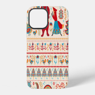Fairy Forest Animals: Beige Background iPhone 12 Case