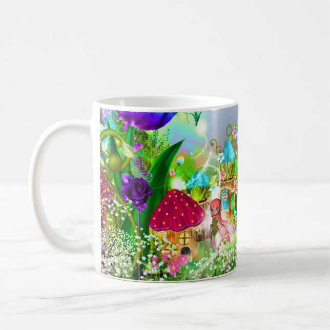 Fairy Forest Enchanted Magical Coffee Mug (Left)
