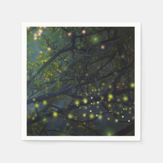 Fairy Forest Night Paper Napkin