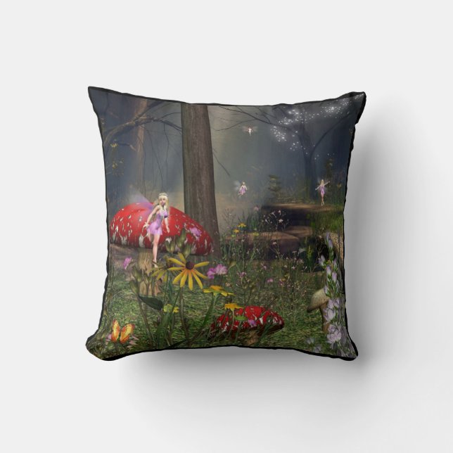 Fairy forest Pillow (Front)