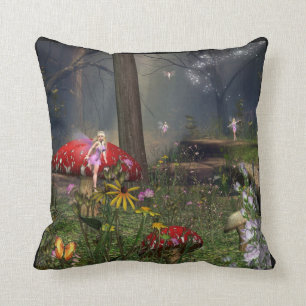 Fairy forest Pillow