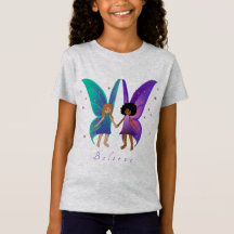 Fairy Friends. Believe. Kids Tshirt