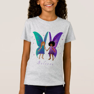 Fairy Friends. Believe. Kids Tshirt