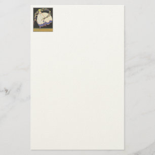 Fairy Frolicking With Flowers Stationery