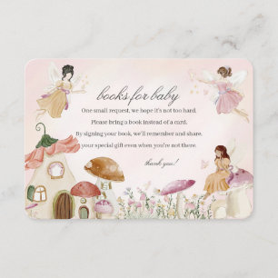 Fairy Garden Baby Books for Baby Invitation Insert